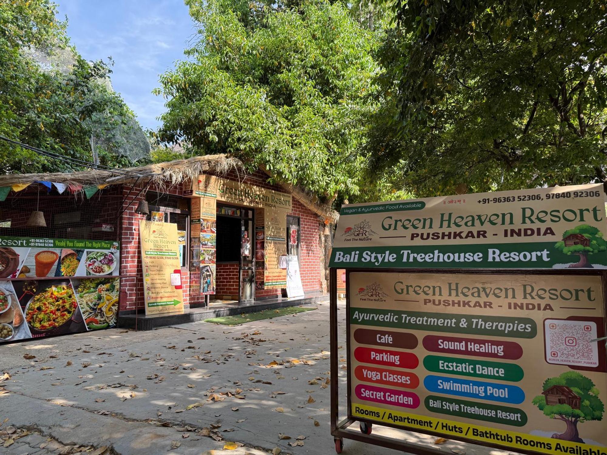Hotel Green Heaven Resort Pushkar Exterior foto